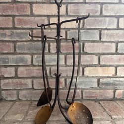 VINTAGE SPOON & SKIMMER SET