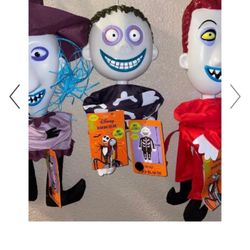 Nightmare Before Christmas Lock Shock & Barrel Exclusive Light Up Hanging NBC