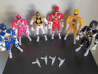 Vintage 8 inch Power Rangers Figures 1993