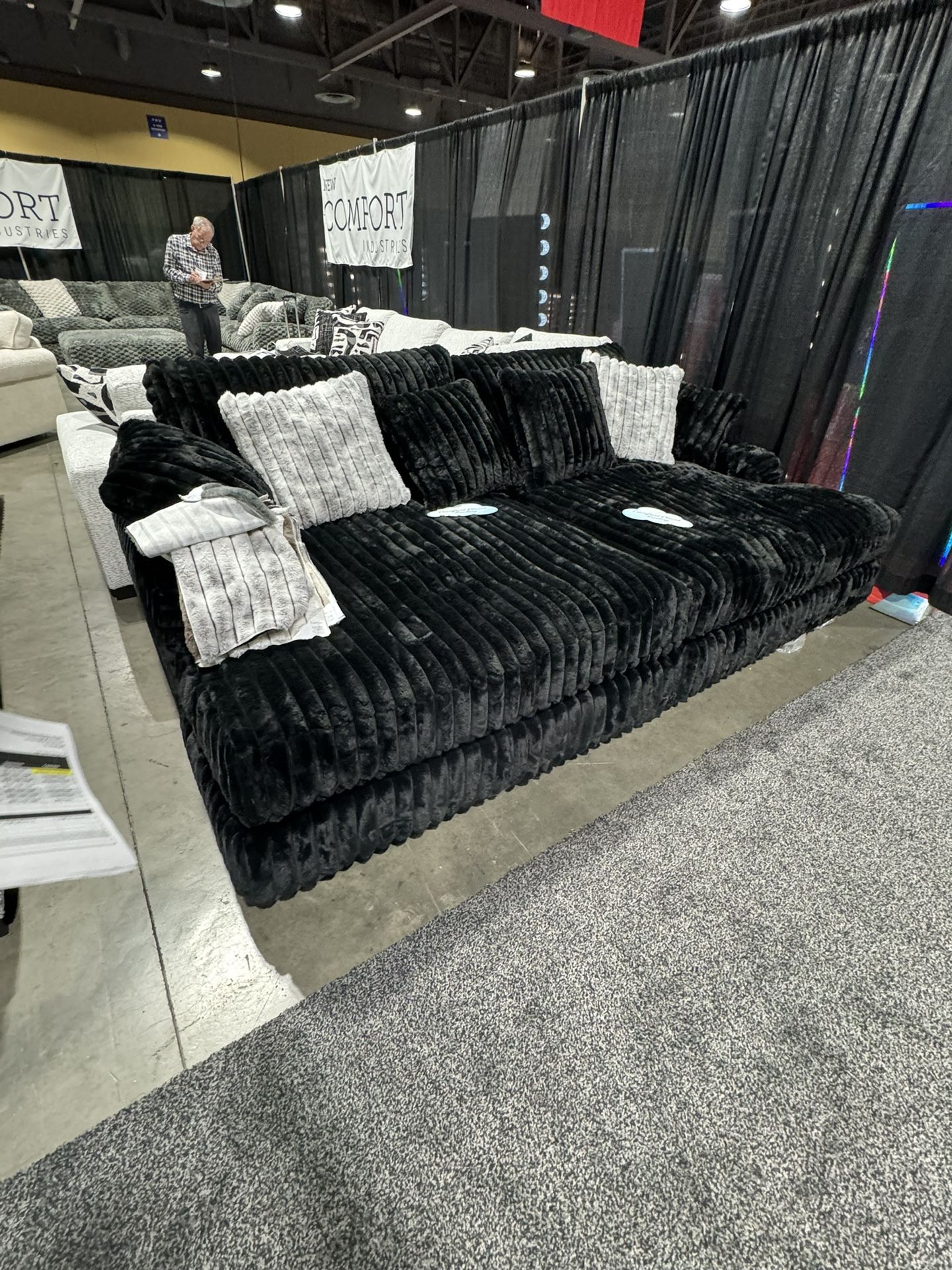 Black Couch , No Credit Needed