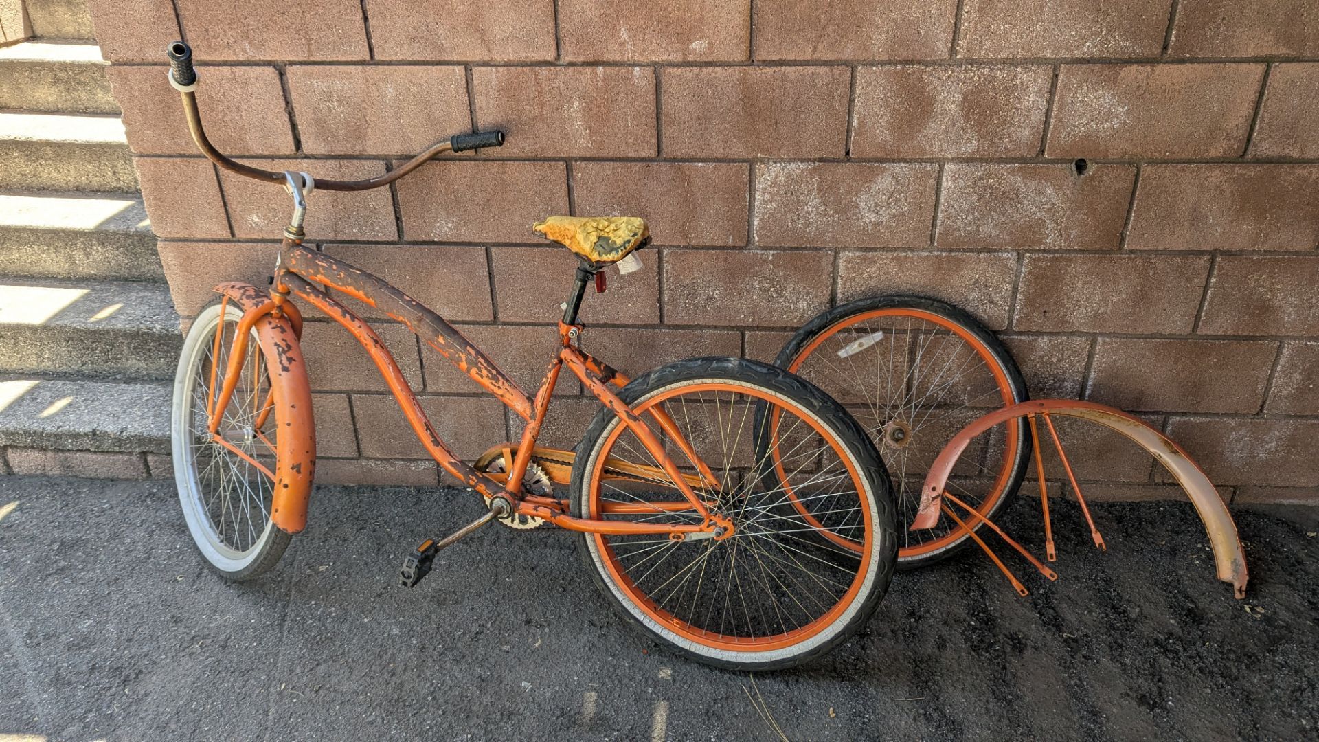 Beach Cruiser and extra wheel