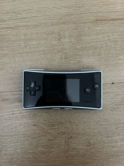 Gameboy micro with LED screen + USB C lighting charge + charger