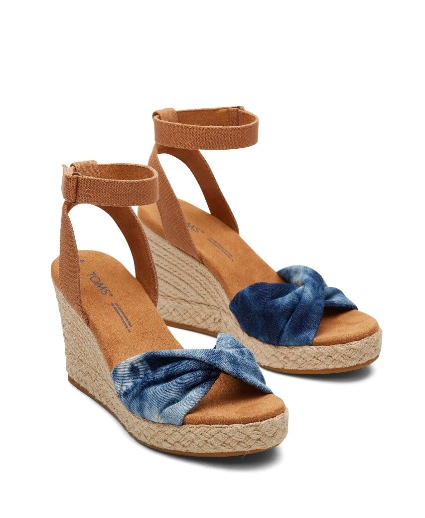 NEVER WORN TOMS Marisela Wedge Size 6.5