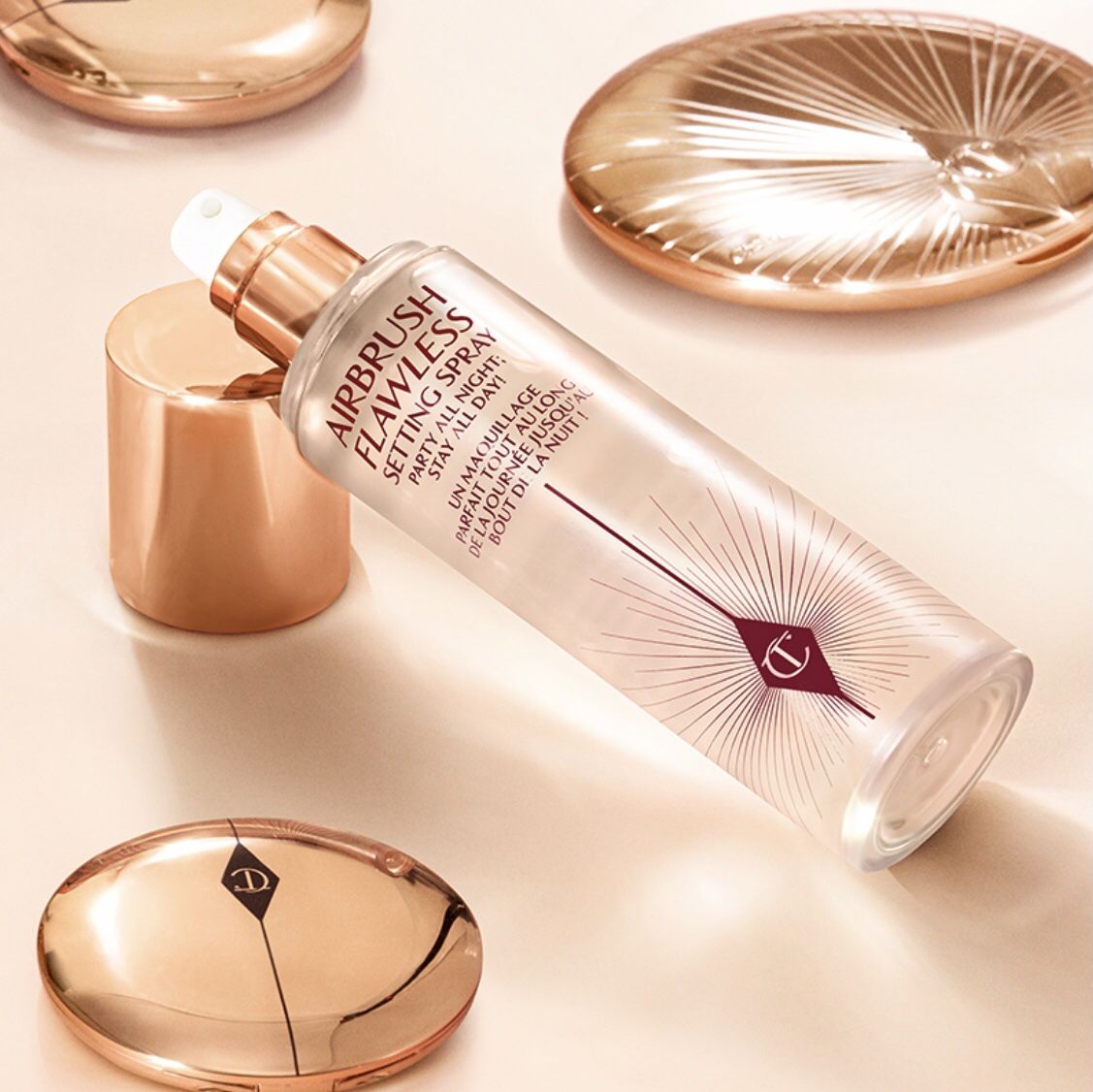 Best seller! Charlotte Tilbury200 ML💕✨👸🏻 AIRBRUSH FLAWLESS👸🏻✨💕Setting Spray