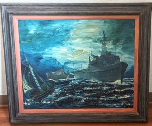 Vintage Monterey Navy 