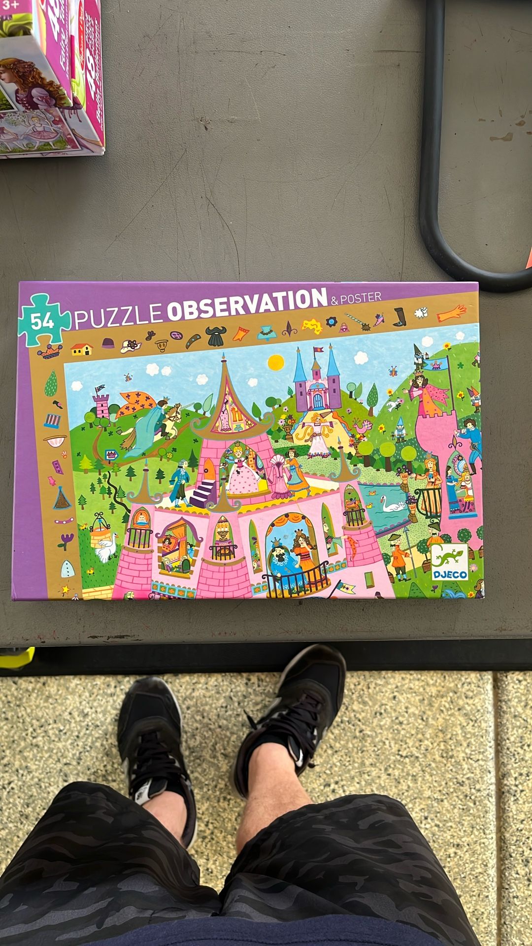 Puzzle observation in poster