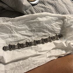 White 10k Diamond bracelet 