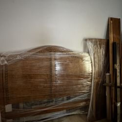 Solid Oak Wood Queen Bedroom Set