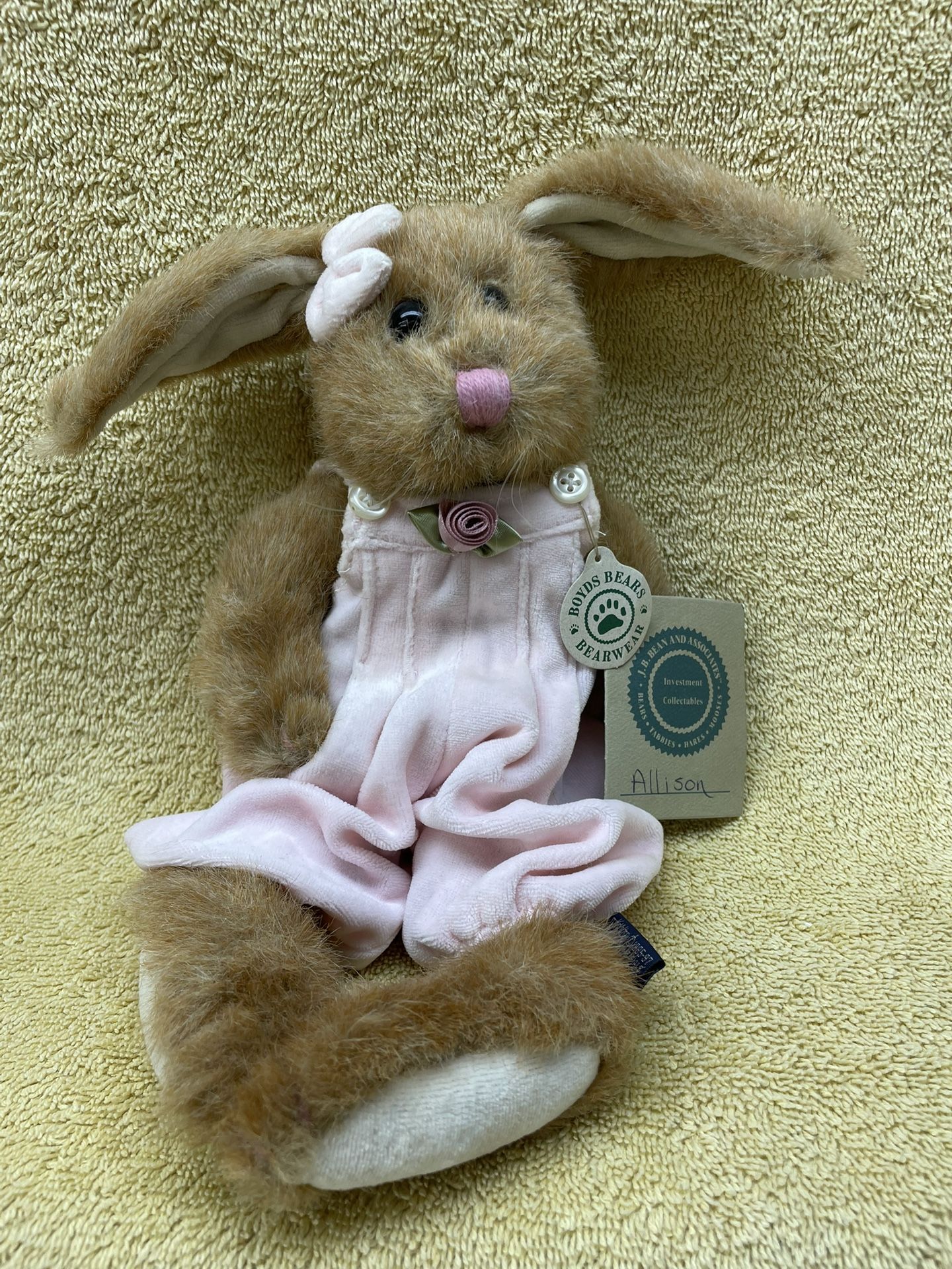 Boyd’s Plush Hare “Allison Babbit”