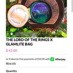 Glamlite X Lord Of The Rings Hobbit Hole Purse NEW NEVER USED
