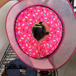 Dog Cone Collar XXL-donut Pink 