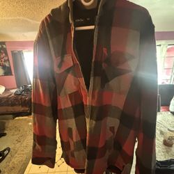 Flannel Hoodie 