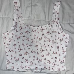 floral crop top