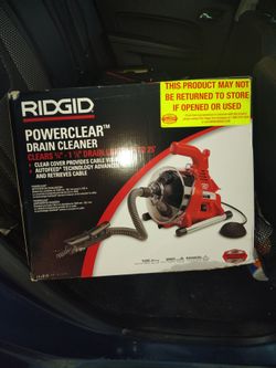 Ridgid Powerclear Drain Cleaner