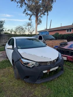 Front end collision work