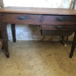 Antique Hoosier Table Cabinet