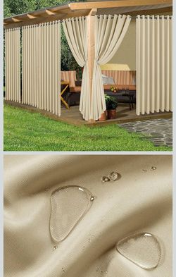 Extra Wide Outdoor Curtains  ( X451 )