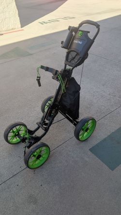 Flagtag 4-Wheel Push Golf Cart