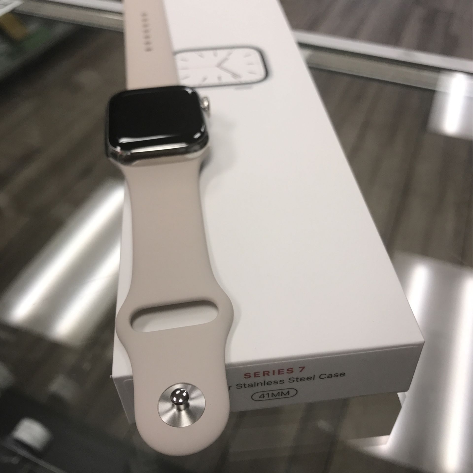 Brand New Apple iWatch Series 41mm Silver Stainless Steel Case