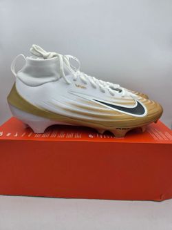 Nike Zoom Vapor Pro 1 Football Cleats Men's Size 10, 11.5, 14 White Gold