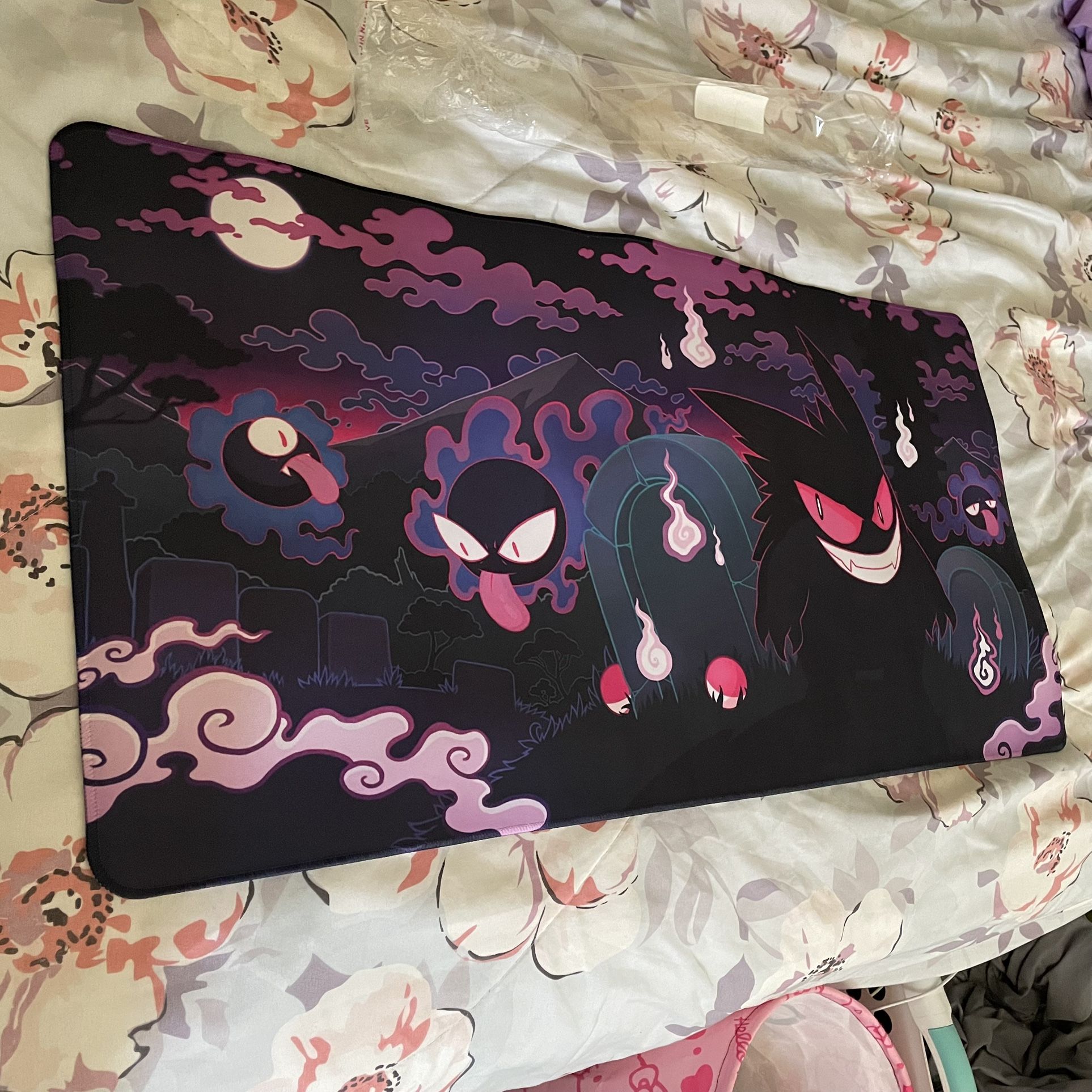Gengar Mouse Pad For Keyboard And Mouse 