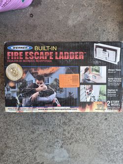 Werner fire escape ladder