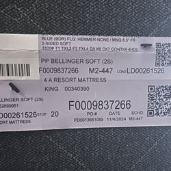 Brand New PP Bellinger Mattress & Box Springs