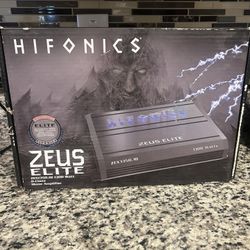 ZEUS ELITE ZEX1350.1D 1300 Watt D-Class Mono Amplifier