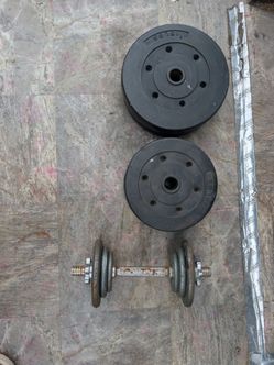 ​67.5 lb Adjustable Dumbbell Set with Extra Plates - Fast Pickup