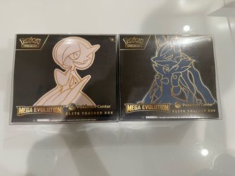 Pokémon Card TCG Mega Evolution Pokémon center exclusive elite trainer box ETB Gardevoir Lucario