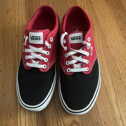 Vans Red Atwood 2 tone red black size 10 men’s 