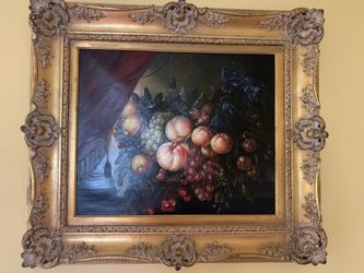 Painting w gold frame