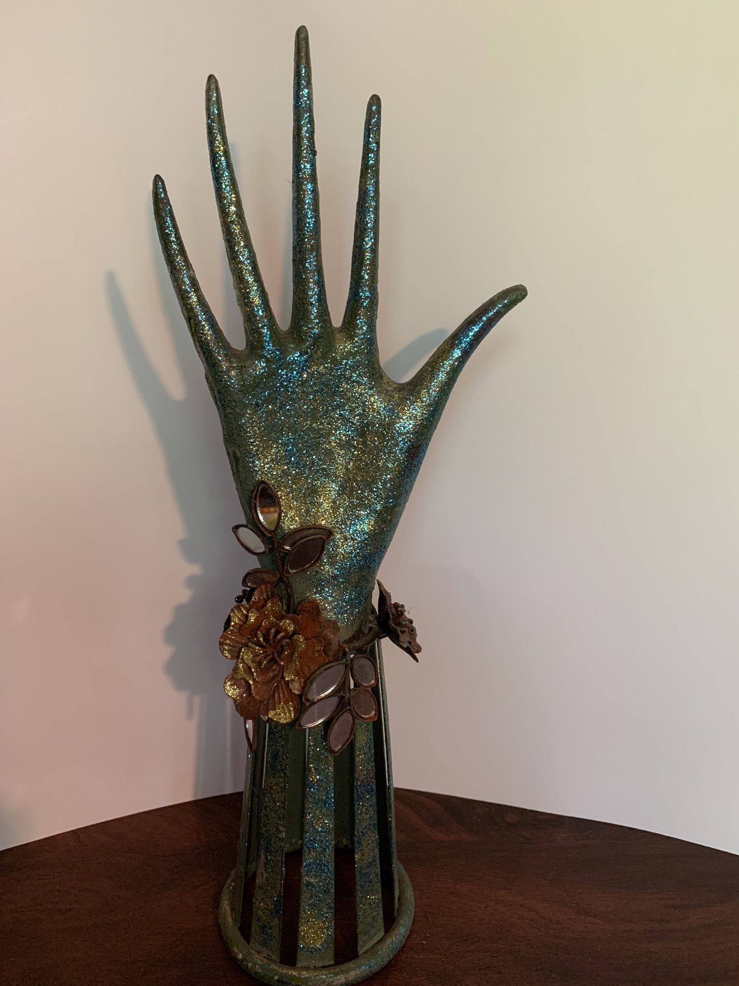 Cast Metal Hand/ Arm Decor/ Jewelry Holder