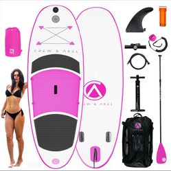 Crew Axel Inflatable Stand Up Paddle Board SUP Set 10’ x 33” x 6