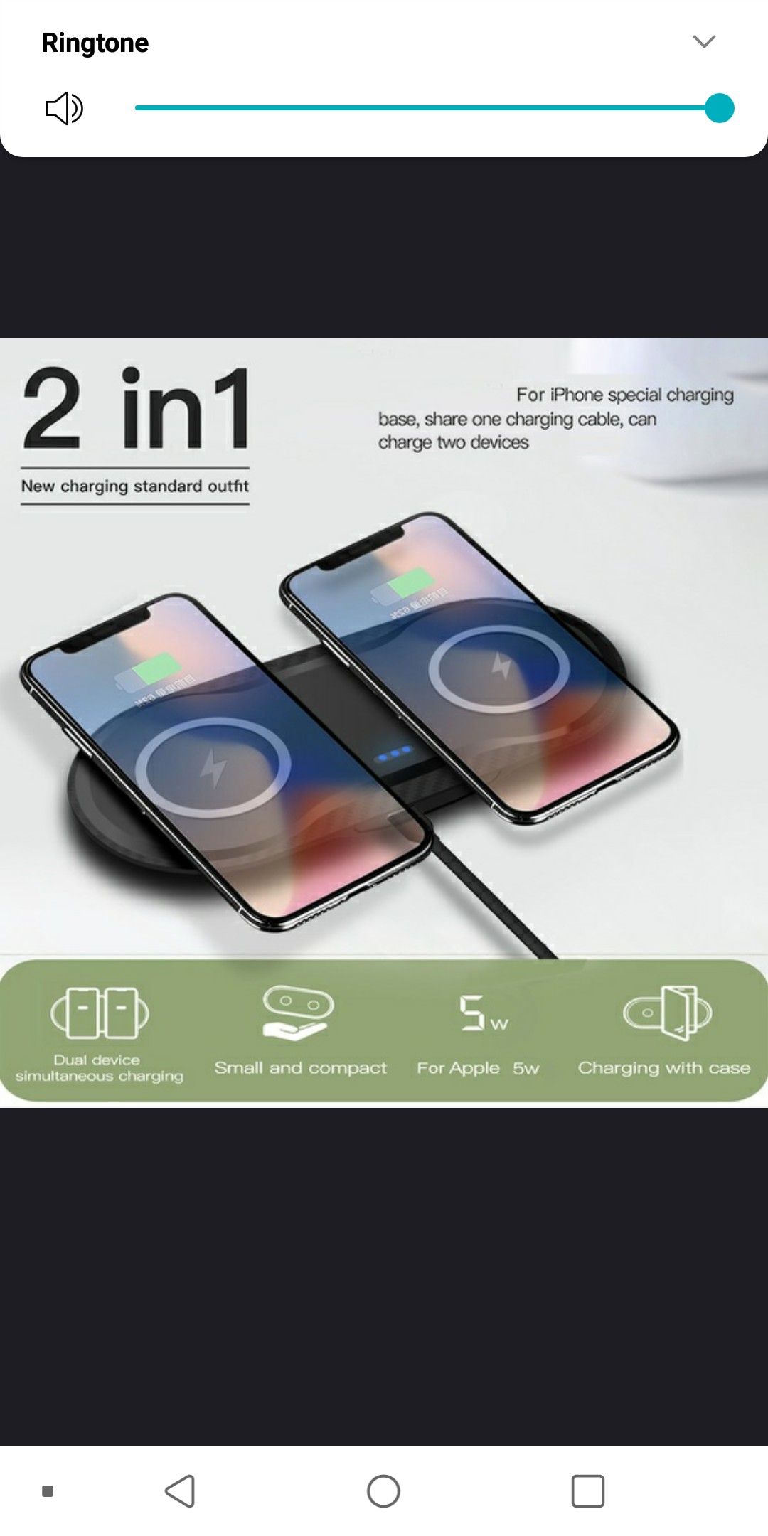 FDGEO Qi wireless charging pad for iphone x/xs/xr/8/8p for samsung s9 s8 s7 s6 for note 9 8 5