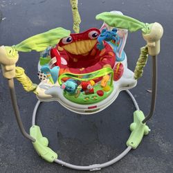 Fisher price Rainforest jumperoo Baby Jumper/ Bouncer Activity-Center with Music Lights Sounds