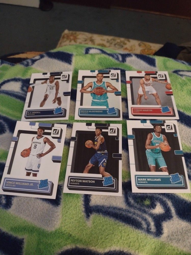 Basketball Donruss 22-23 Rated Rookie Bundle 17 Cards See Below