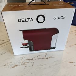 Delta Q Quick - Coffee Capsule Machine Capsules System - Red