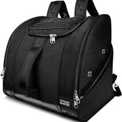 OutdoorMaster Boot Bag - 50L Ski Boots and Snowboard Boots Bag, Excellent for Travel with Waterproof Exterior & Bottom - for Men, Women and Youth
 