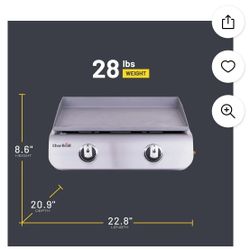 Char Broil 2 Burner gas Griddle 