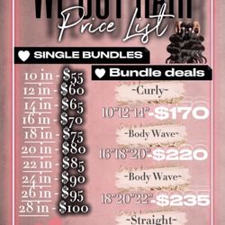 HUMAN HAIR BUNDLES 🔥