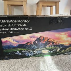 LG 5K Ultrawide 34” Monitor