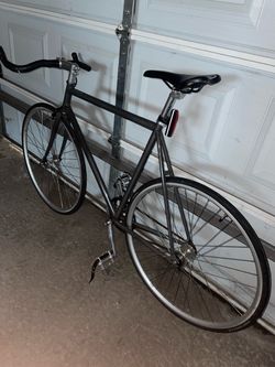 Matte Black Fixed Gear Single Speed Bike
