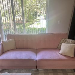 Pink Couch/Futon