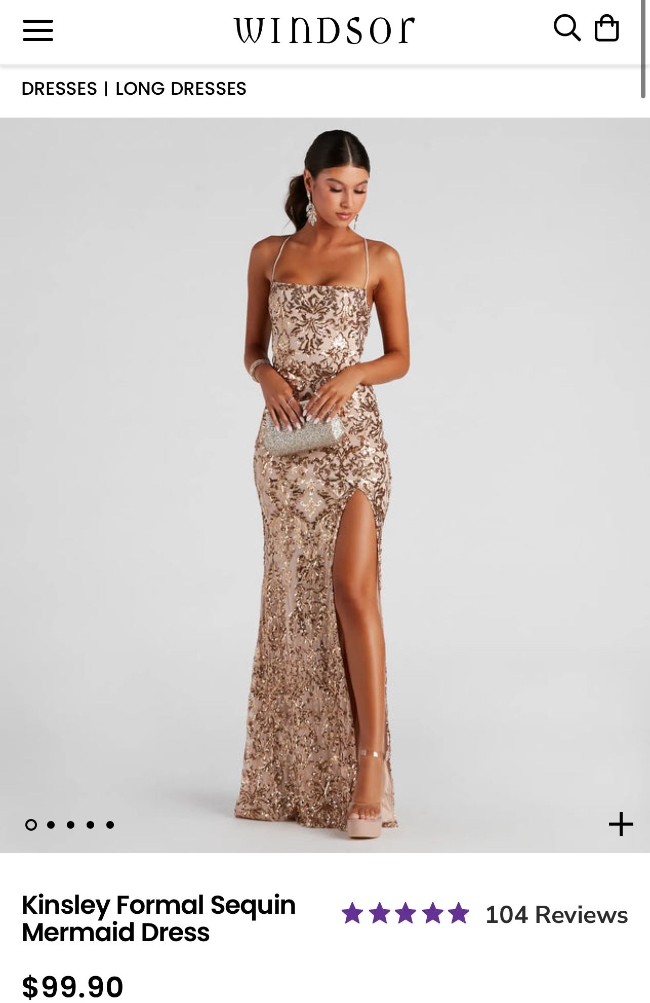 SMALL SILVER(not Pictured) Sequin dress BRAND NEW/ Still In Packet.