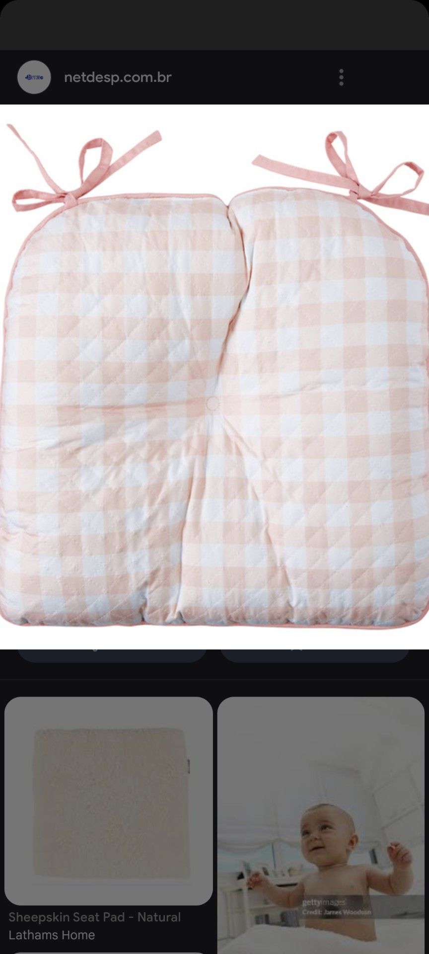 Chair Cushion Pads Set Of Two