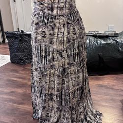 Solitaire By Ravi Khosla Medium Multicolored Dotted Maxi Skirt Fully Lined BOGO *All Clothing Buy 1 Get 1 For $1*