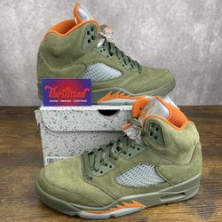 Air Jordan 5 Retro 2024 Olive Size 8.5 DD0587-308 Green Men’s Sneakers OG Rare