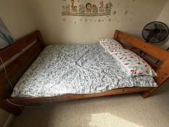 Young Pioneer Full Bed Frame  in Natural Beauty Pine 75/OBO