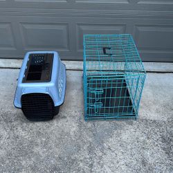 2 Dog Cages - Free 